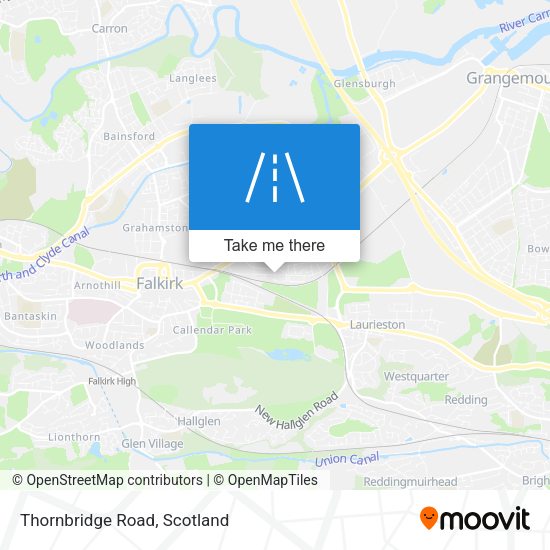 Thornbridge Road map
