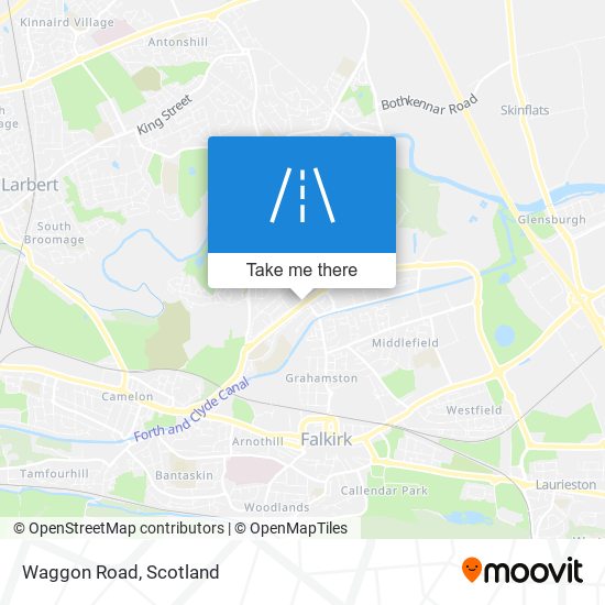 Waggon Road map