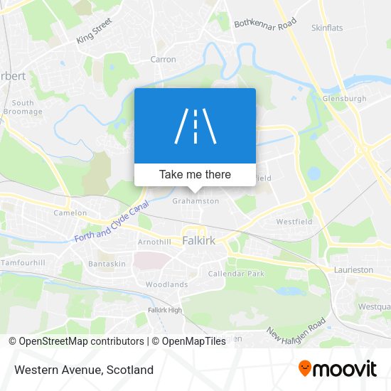 Western Avenue map