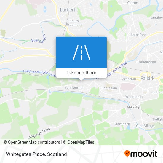 Whitegates Place map