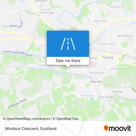Windsor Crescent map