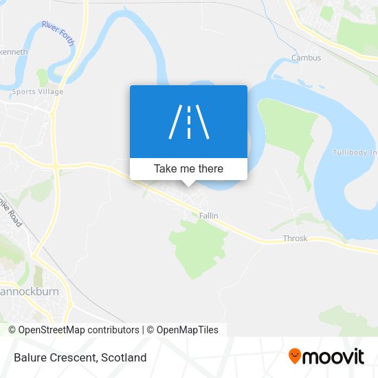 Balure Crescent map