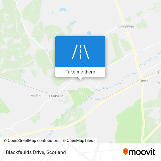 Blackfaulds Drive map