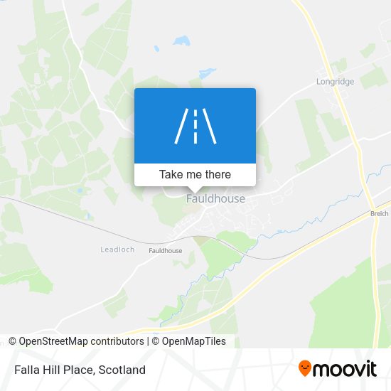 Falla Hill Place map