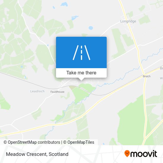Meadow Crescent map