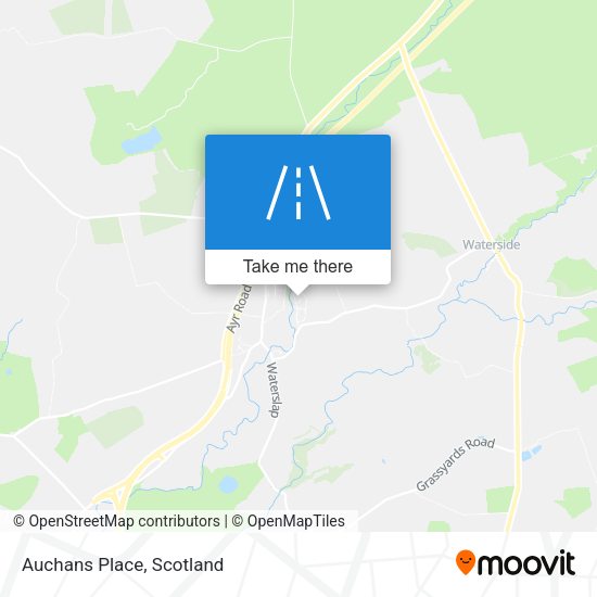 Auchans Place map
