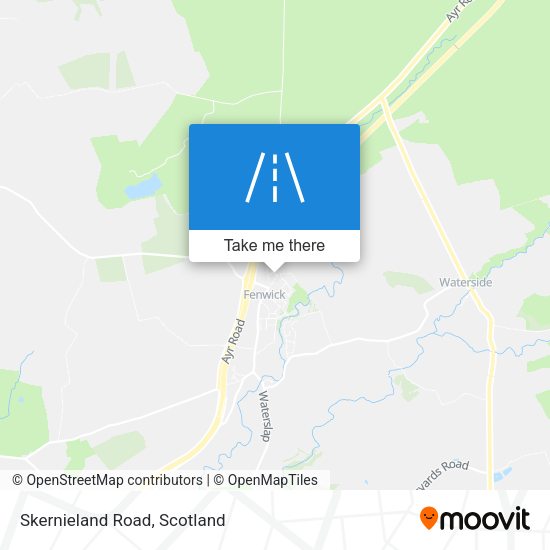 Skernieland Road map
