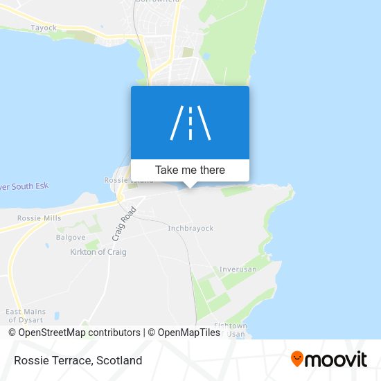 Rossie Terrace map
