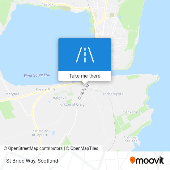St Brioc Way map