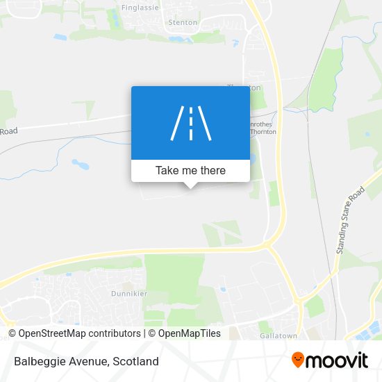 Balbeggie Avenue map