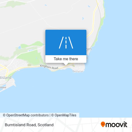 Burntisland Road map