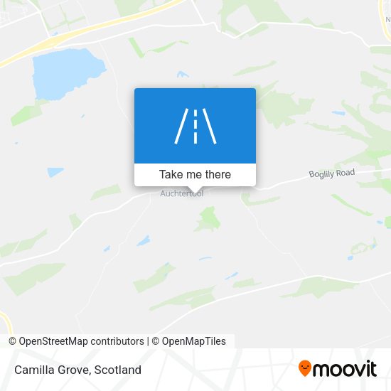Camilla Grove map