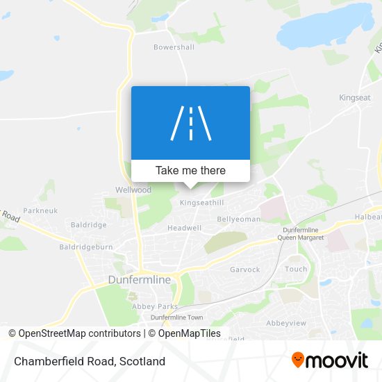 Chamberfield Road map