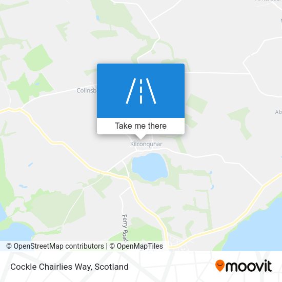 Cockle Chairlies Way map