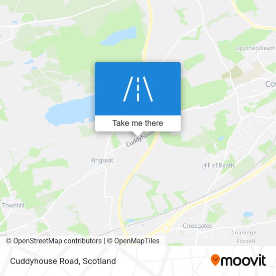 Cuddyhouse Road map