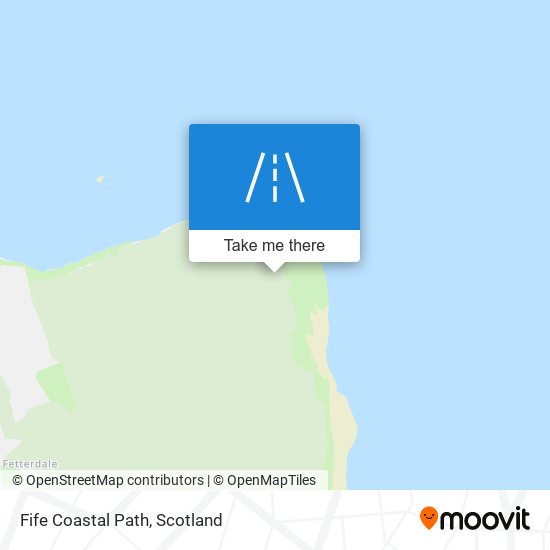 Fife Coastal Path map