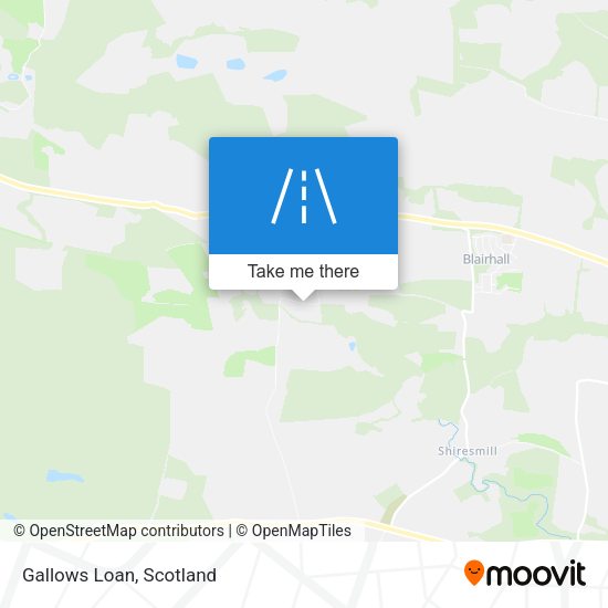 Gallows Loan map