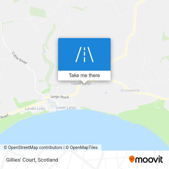 Gillies' Court map
