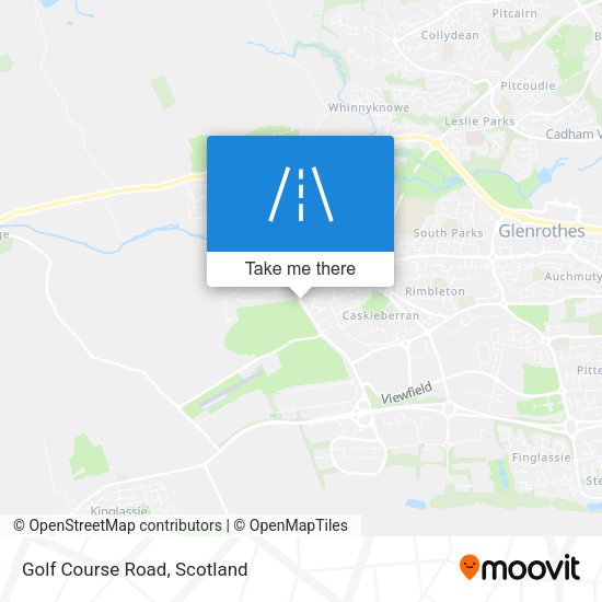 Golf Course Road map