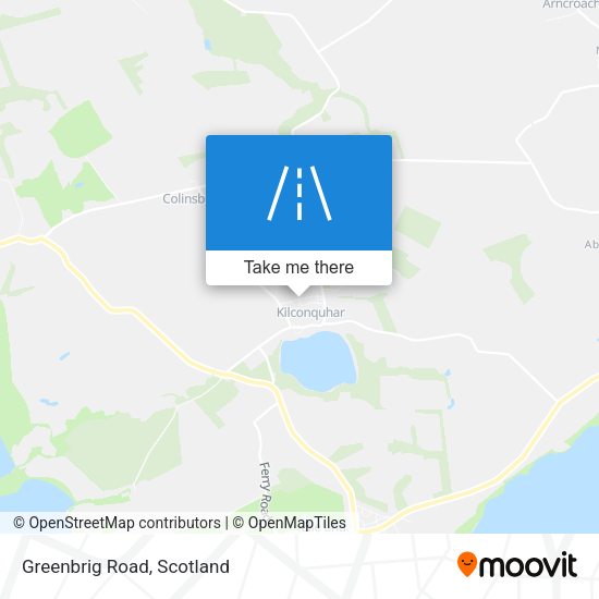 Greenbrig Road map