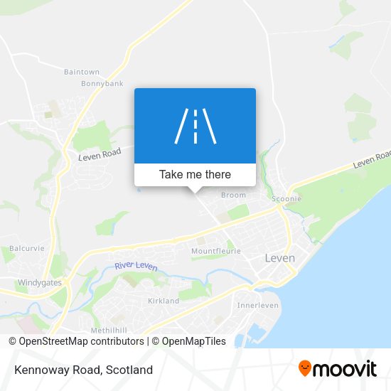 Kennoway Road map