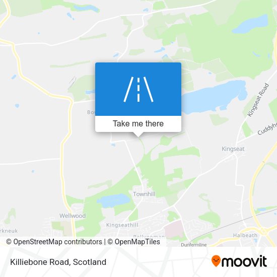 Killiebone Road map