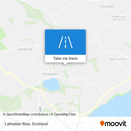 Lathallan Rise map
