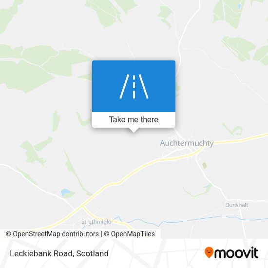 Leckiebank Road map