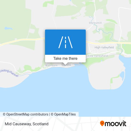Mid Causeway map