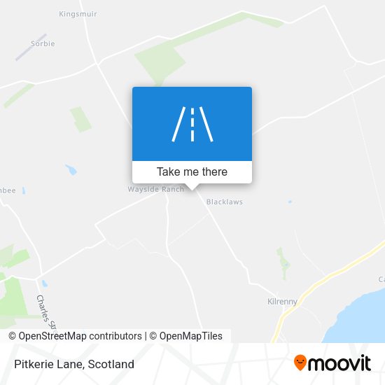 Pitkerie Lane map