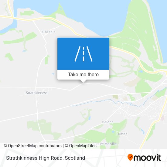 Strathkinness High Road map