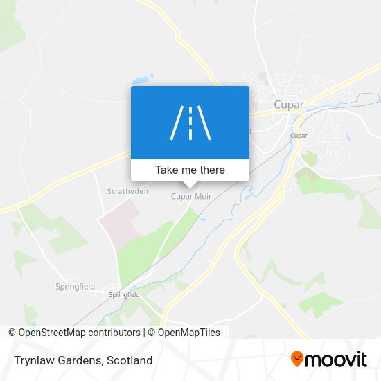 Trynlaw Gardens map