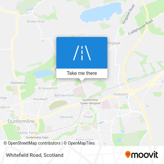Whitefield Road map