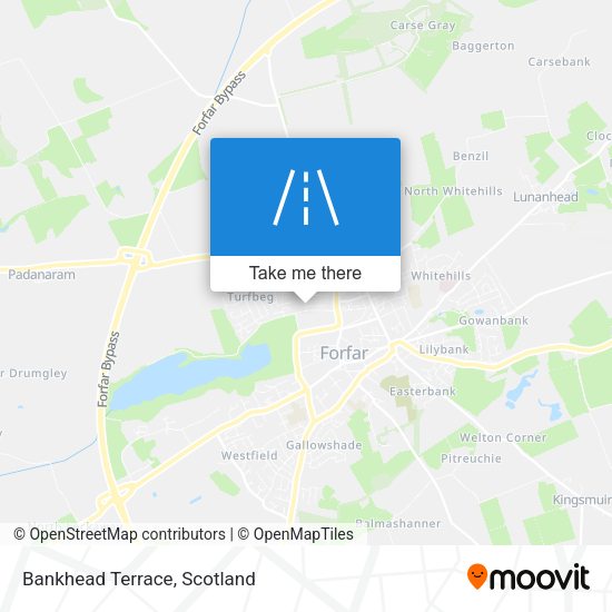 Bankhead Terrace map