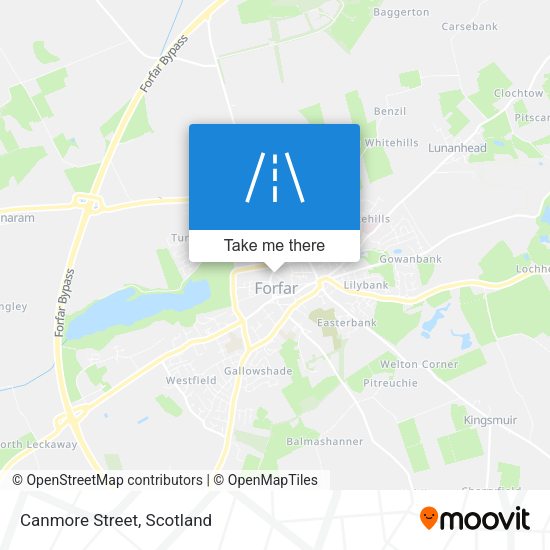 Canmore Street map