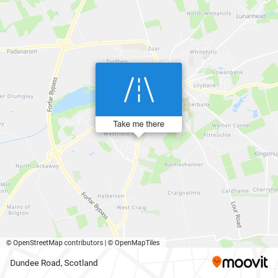 Dundee Road map