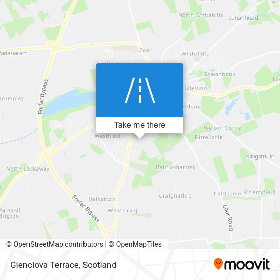 Glenclova Terrace map
