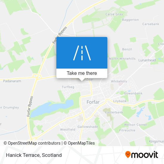 Hanick Terrace map