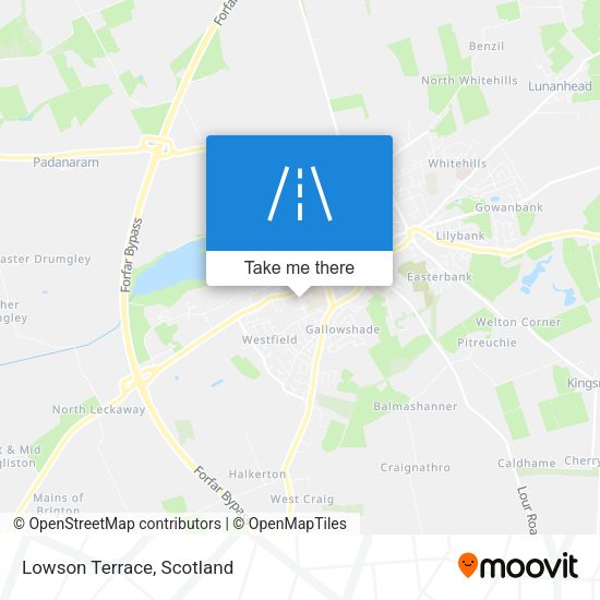 Lowson Terrace map