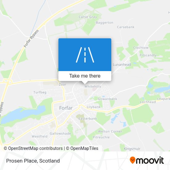 Prosen Place map