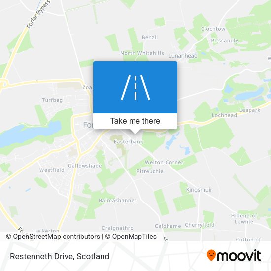 Restenneth Drive map