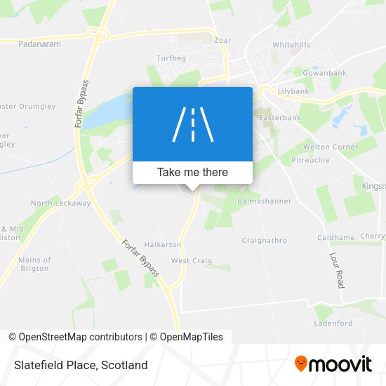 Slatefield Place map