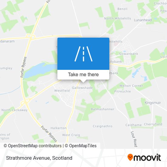 Strathmore Avenue map
