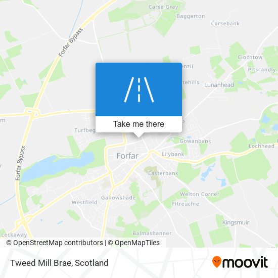 Tweed Mill Brae map