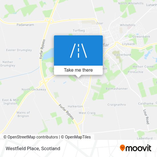 Westfield Place map