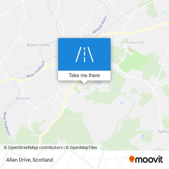 Allan Drive map