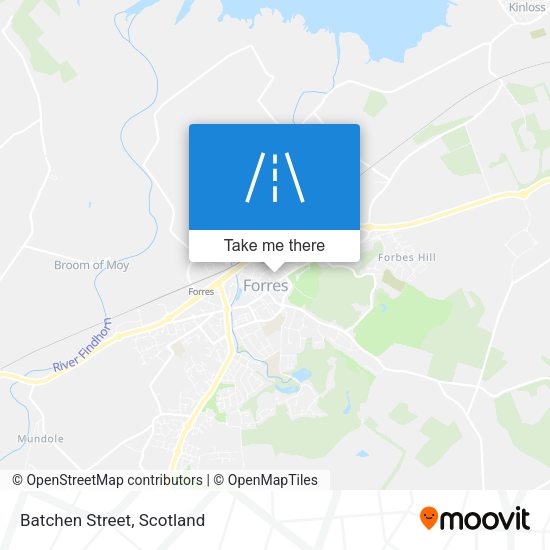 Batchen Street map