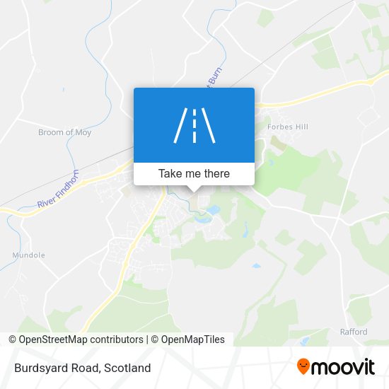 Burdsyard Road map
