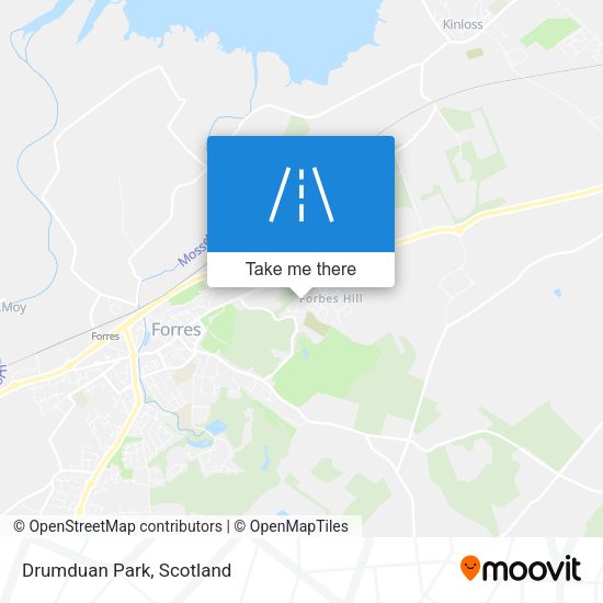 Drumduan Park map