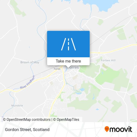 Gordon Street map
